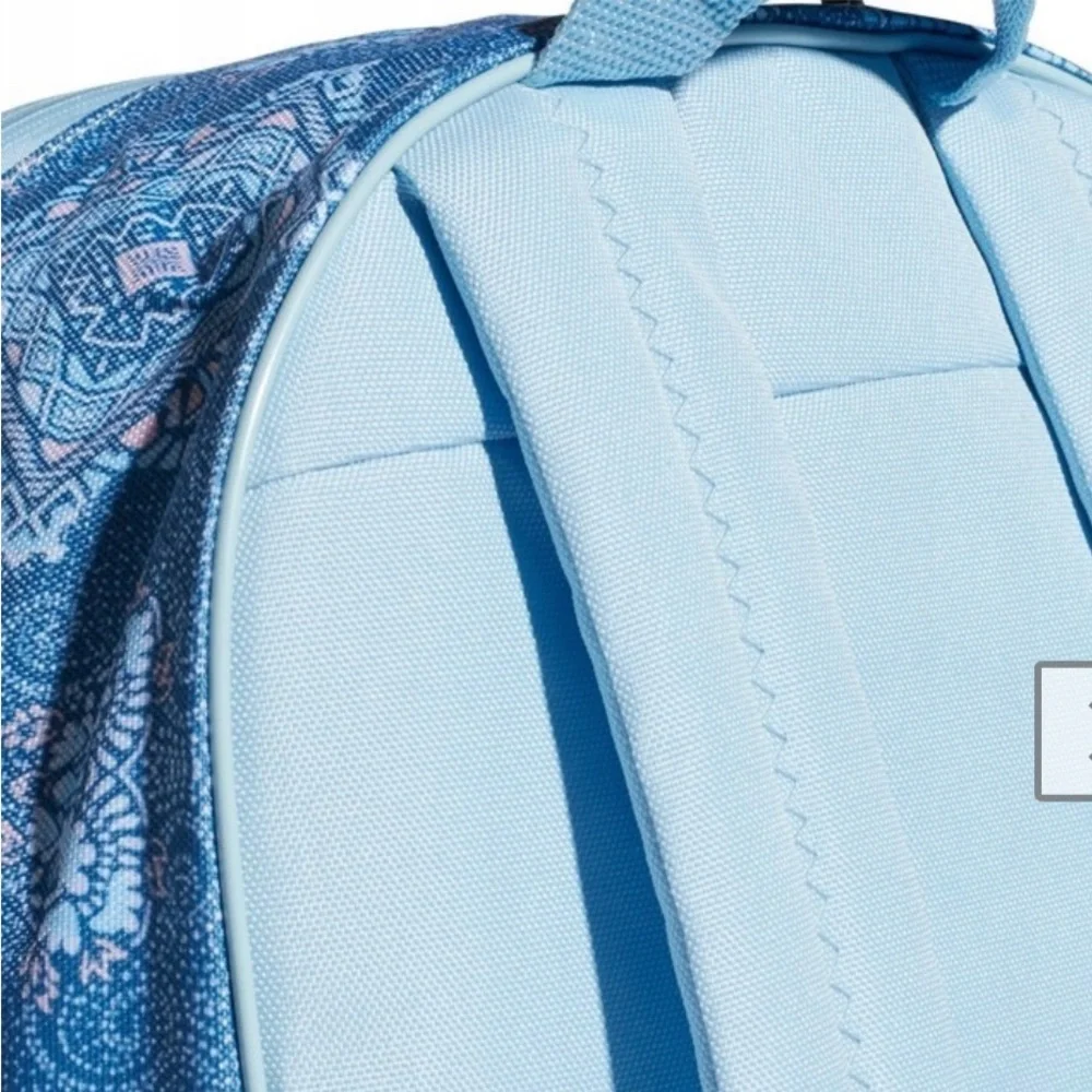 Adidas Basic Backpack book school bag new blue Tapestry Women’s Girls - Picture 11 of 13